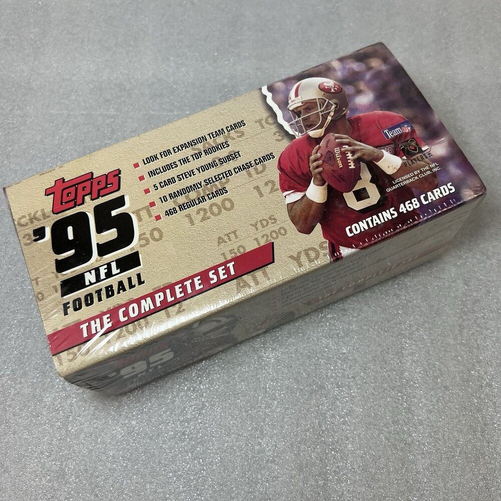 1995 Topps NFL  Football  Cards  Factory Sealed Box  The Complete Set 468 Cards